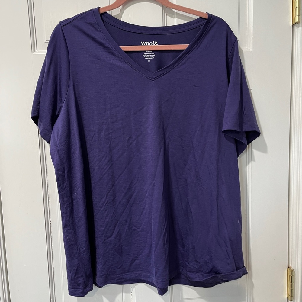 Wooland Wool& Morgan v-neck 2X